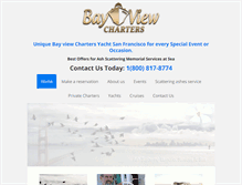 Tablet Screenshot of bayviewcharters.com